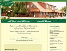 Tablet Screenshot of gasthaus-wilken.de